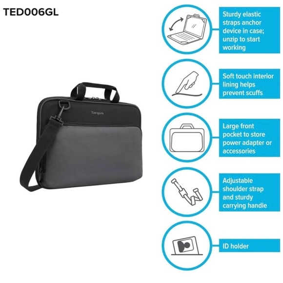 Targus Work-In Case for Laptop/iPad/Tablet Case NWT - Picture 8 of 9